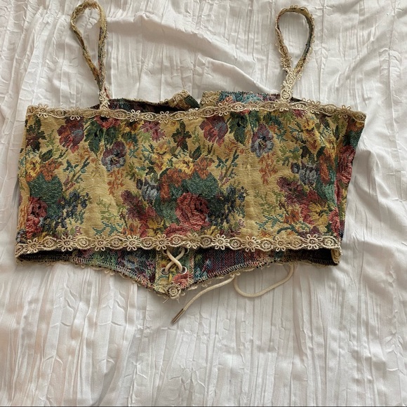 Secret Garden Floral Corset Top - Picture 3 of 4